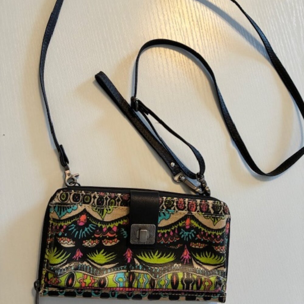 Sakroots crossbody purse bright colors and designs